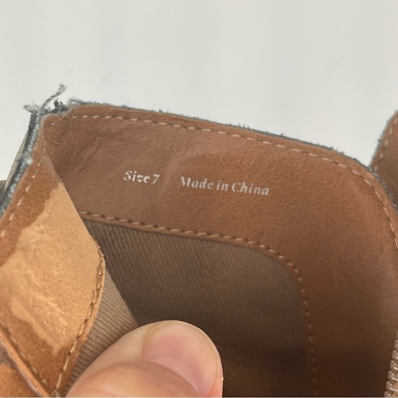 Dolce Vita Colten Brown Buckle Stacked Heeled Boots 7 - Picture 11 of 15